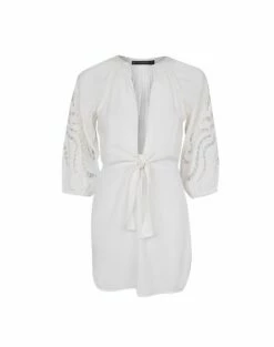 Alice Short Chemise - Off White -Swimwear Sales ALICESHORTCHEMISE FLAT cb76dcd4 4abf 420e 93a4 5f00361ccaba