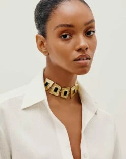 Anik Necklace - Gold -Swimwear Sales ANIKNECKLESS FRONT