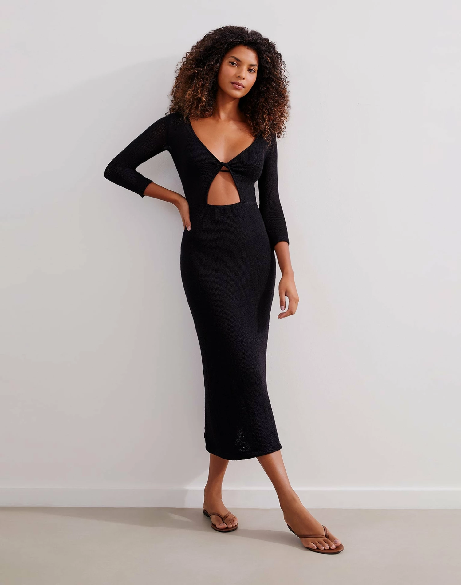 Anna Midi Dress - Black 3 Anna Midi Dress - Black