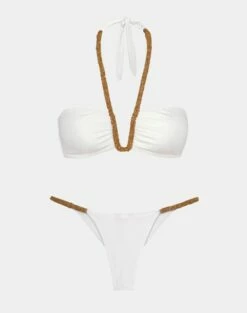Ayana Carol Top - White -Swimwear Sales Ayana Carol Top flat