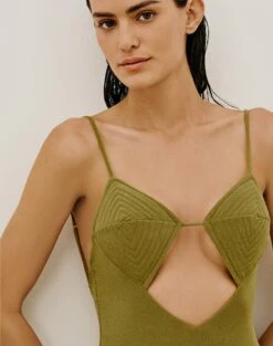 Barbara One Piece - Avocado -Swimwear Sales BARBARA ONE PIECE DETAIL