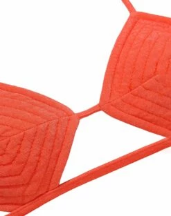 Barbara Tri Parallel Top - Tomato -Swimwear Sales BARBARATRIPARALLELTOP FLAT 2