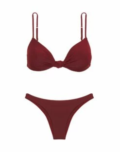 Basic Bottom - Cranberry 11 Basic Bottom - Cranberry -Swimwear Sales BASICBOTTOM FLAT 4 1