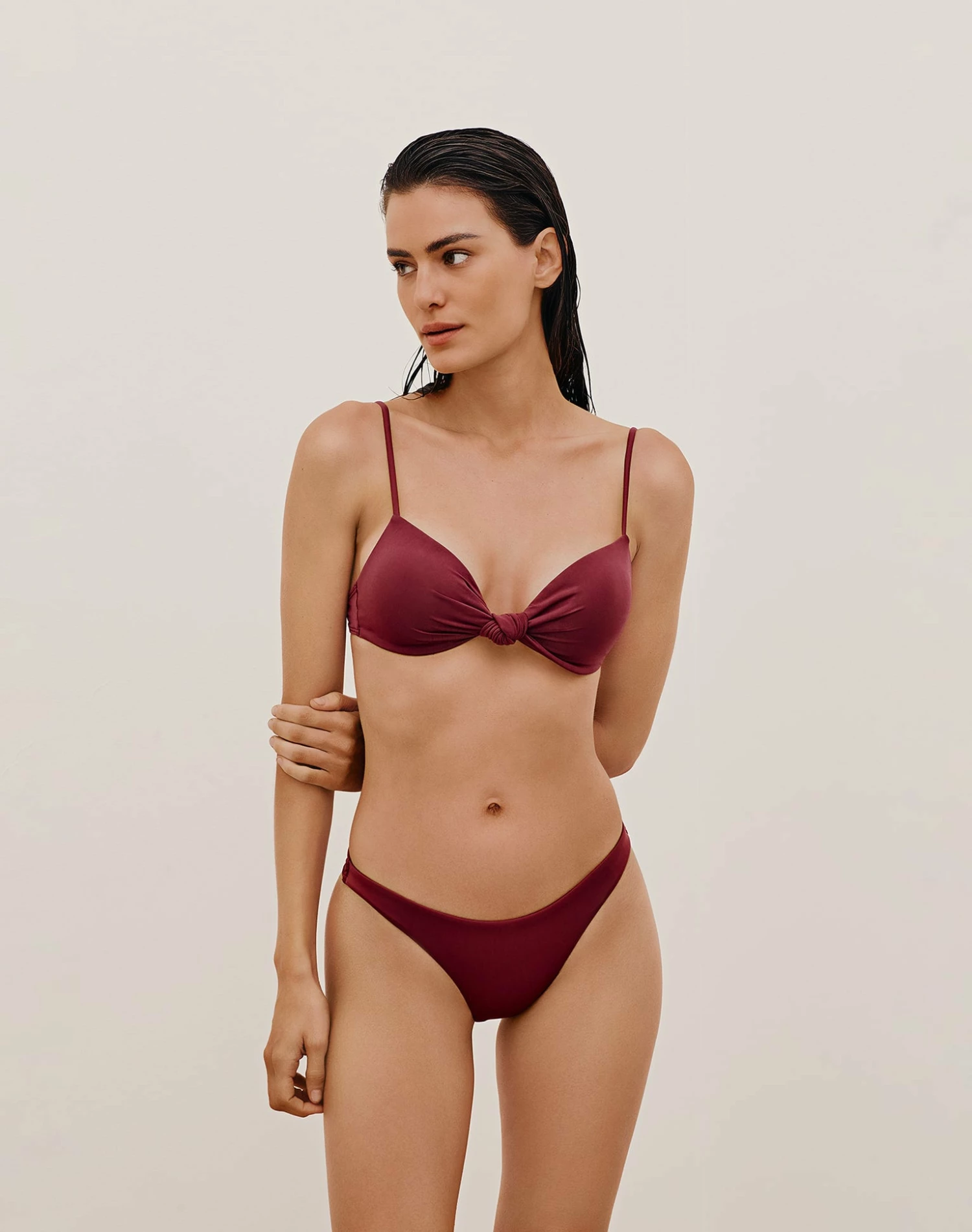 Basic Bottom - Cranberry 4 Basic Bottom - Cranberry - Image 2