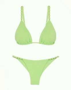 Beads Bottom - Lime 12 Beads Bottom - Lime -Swimwear Sales Beads Bottom flat