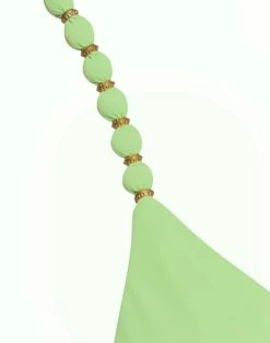 Beads Tri Parallel Top - Lime 15 Beads Tri Parallel Top - Lime -Swimwear Sales Beads Parallel Tri Top flat 2 1
