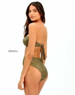 Bela Hot Pant Bottom - Ortiz Green -Swimwear Sales BelaHotPantBottom brasil