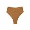 Scales Buttons Hot Pant Bottom - Toffee -Swimwear Sales ButtonsHotPants flat 1 1