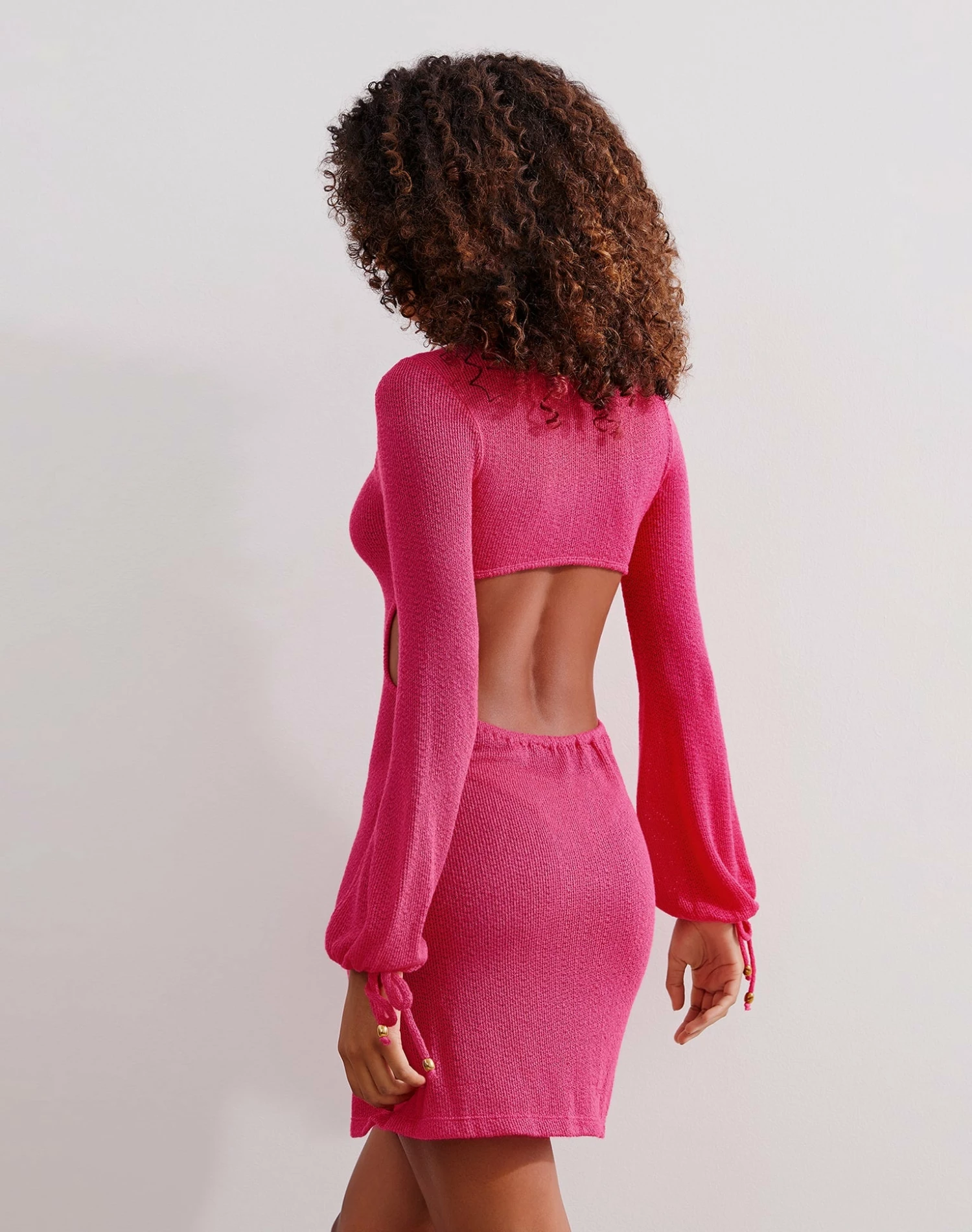 Catherine Short Dress - Pink 4 Catherine Short Dress - Pink - Image 2