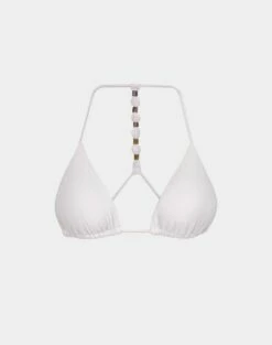 Dora Tri T Back Top - White