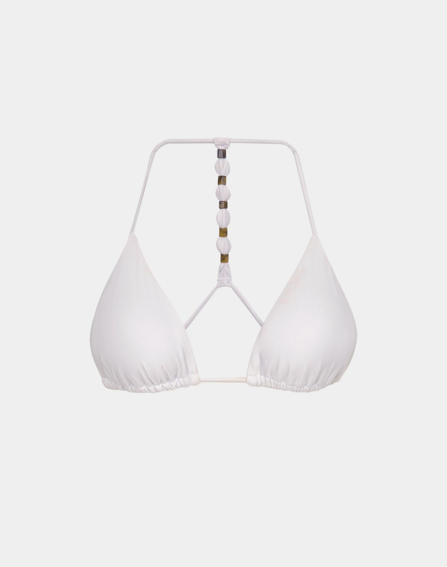 Dora Tri T Back Top - White 3 Dora Tri T Back Top - White