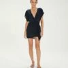 Emily Caftan - Black -Swimwear Sales EMILYSHORTCOVERUP FRONT b0979256 6f09 4302 af17 e33371de223d