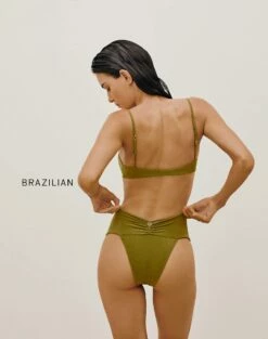 Erin Knot Top - Avocado -Swimwear Sales ERINKNOTTOP BACK BR 1