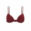 Erin Knot Top - Cranberry -Swimwear Sales ERINKNOTTOP FLAT 1 f8ca67f8 3a6a 4871 aa42 4f737aabee87