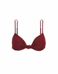 Erin Knot Top - Cranberry