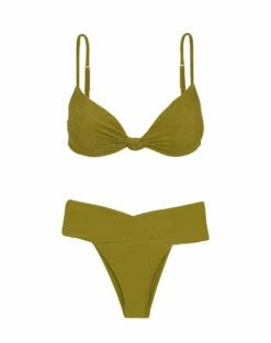 Erin Knot Top - Avocado -Swimwear Sales ERINKNOTTOP FLAT 3