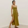 Esther Long Cover Up - Avocado -Swimwear Sales ESTHERLONGCOVERUP FRONT 1