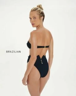 Firenze Imani Hot Pant Bottom - Black -Swimwear Sales FirenzeImaniBandeauTop Brazilian bfe390df 21c0 4f2a a836 b934378a4c2e