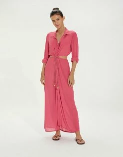 Flora Detail Long Cover Up - Ballet -Swimwear Sales FloraDetailLongCoverUp front da5d9096 6a52 494e aa01 98cb428263eb