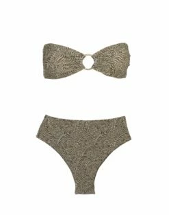 Greta Ring Bandeau Top - Ortiz Green -Swimwear Sales Greta Ring Bandeau Top Ortiz Green 2