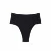 Hadhi Hot Pant Bottom - Black 1 Hadhi Hot Pant Bottom - Black -Swimwear Sales HadhiHotPants flat 1