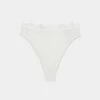 Firenze Imani Hot Pant Bottom - White -Swimwear Sales Imani Hot Pants flat