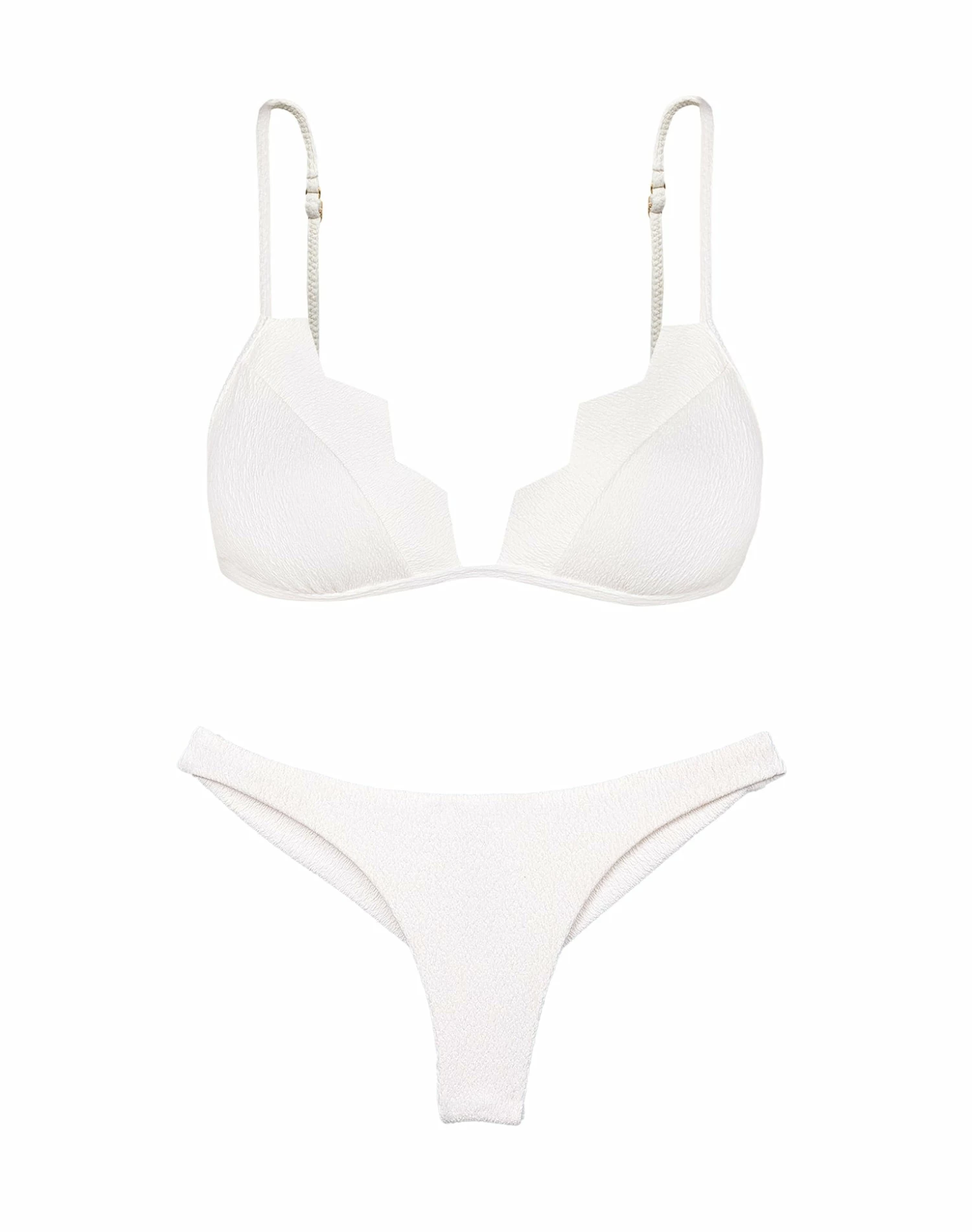 Firenze Imani Tri Parallel Top - White 8 Firenze Imani Tri Parallel Top - White - Image 6