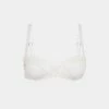 Firenze Jade Top - White 2 Firenze Jade Top - White -Swimwear Sales Jade Top flat