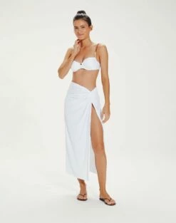 Karen Midi Skirt - Off White