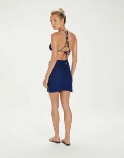 Karen Mini Pareo Skirt - Indigo -Swimwear Sales KARENMINISKIRT BACK e4fbc94f 2b43 44e8 8566 e4319bffe46b