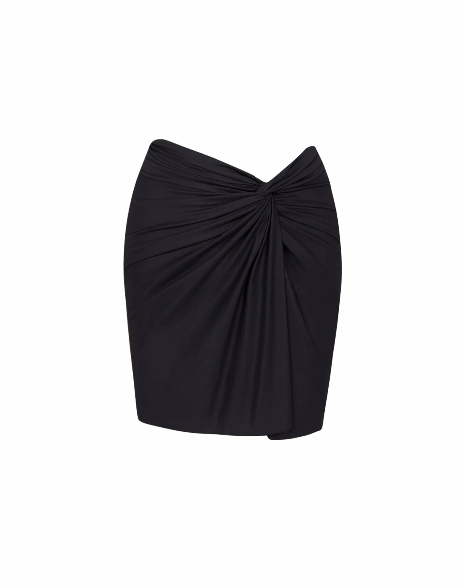 Karen Mini Pareo Skirt - Black 7 Karen Mini Pareo Skirt - Black - Image 5