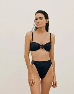 Kim Bandeau Top - Black -Swimwear Sales KIMBANDEAUTOP FRONT 1 1