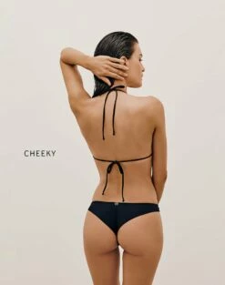 Kim Tri Top - Black 11 Kim Tri Top - Black -Swimwear Sales KIMTRITOP BACK CHEEKY