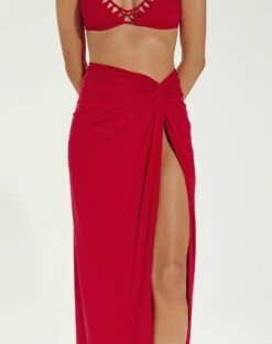 Karen Midi Skirt - Red Pepper -Swimwear Sales KarenMidiSkirt detail 0885614e 50d4 4e65 87f2 3db13234235a