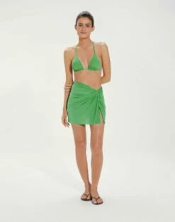 Karen Mini Pareo Skirt - Cactus -Swimwear Sales KarenminiSkirt front 1