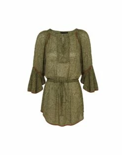 Layla Short Cover Up - Ortiz Green -Swimwear Sales Layla Short Cover Up 3