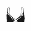 Leeza Top - Black -Swimwear Sales LeezaTop back Flat 1