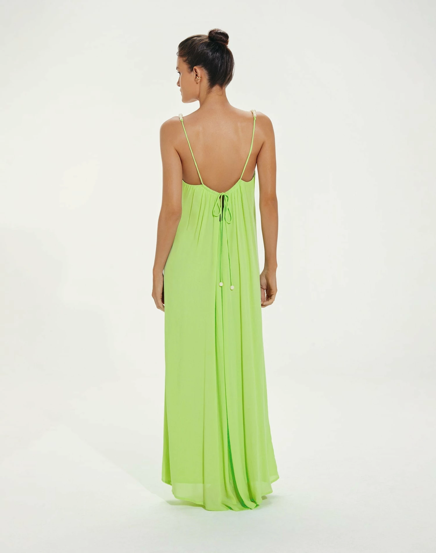 Lilly Detail Long Cover Up - Lime 4 Lilly Detail Long Cover Up - Lime - Image 2
