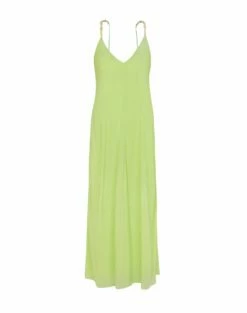 Lilly Detail Long Cover Up - Lime 9 Lilly Detail Long Cover Up - Lime -Swimwear Sales LillyDetailLongCoverUp flat