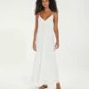 Lilly Detail Long Cover Up - Off White -Swimwear Sales LillyDetailLongCoverUp front