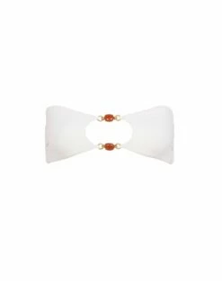 Firenze Martha Bandeau Top - White