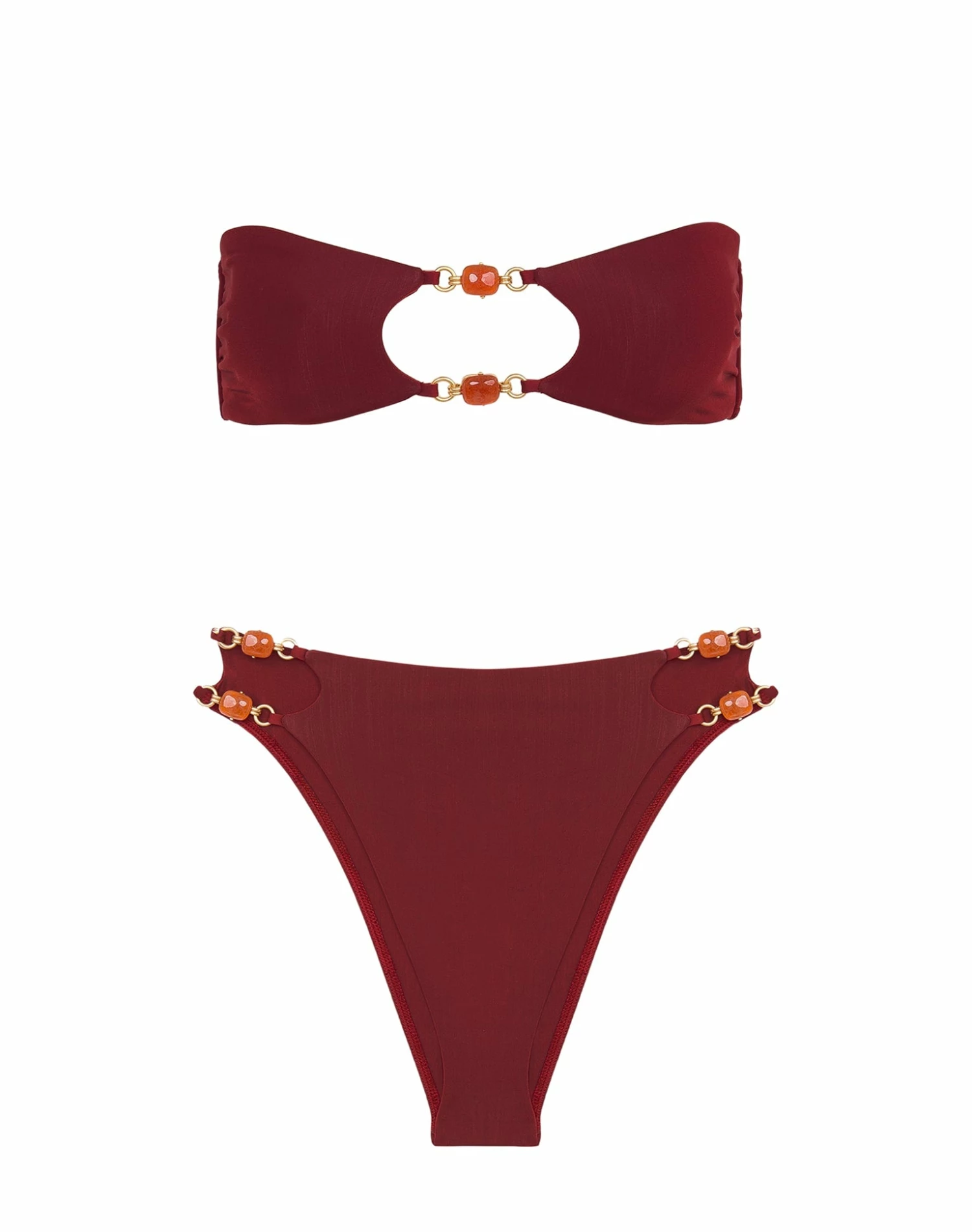 Martha Hot Pant Bottom - Cranberry 8 Martha Hot Pant Bottom - Cranberry - Image 6