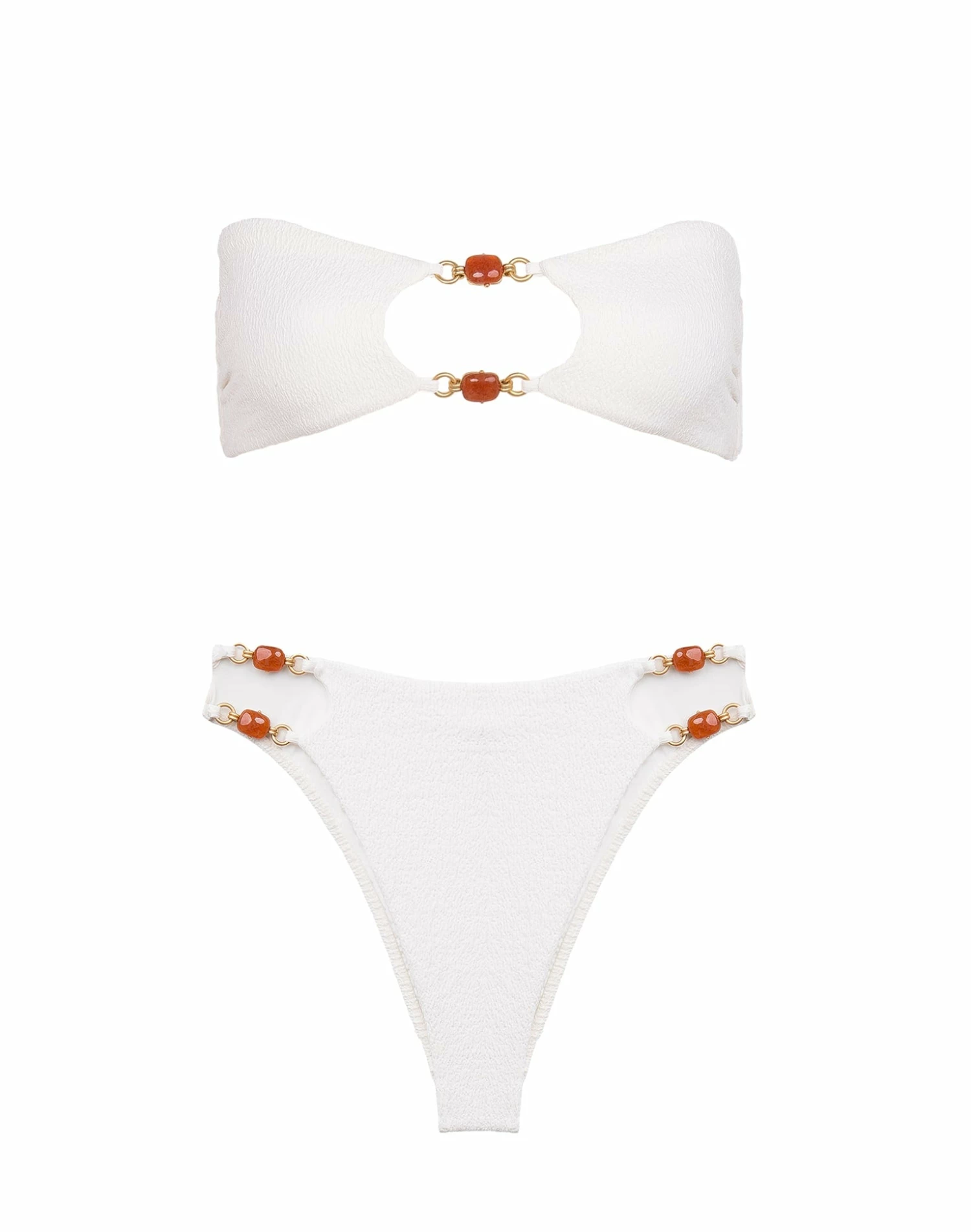 Firenze Martha Bandeau Top - White 8 Firenze Martha Bandeau Top - White - Image 6