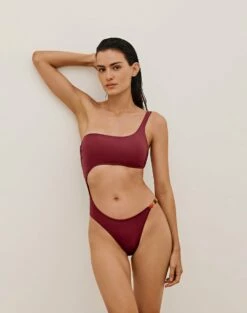 Martha One Piece - Cranberry