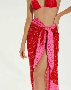 Sarong - Malika -Swimwear Sales PrintedSarong detail 1