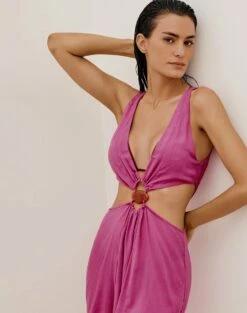 Rita Short Cover Up - Bubblegum -Swimwear Sales RITADETAILSHORTCOVERUP DETAIL e4557b77 f13c 4857 b2c0 35071adbc8f3