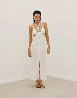 Sally Long Cover Up - White