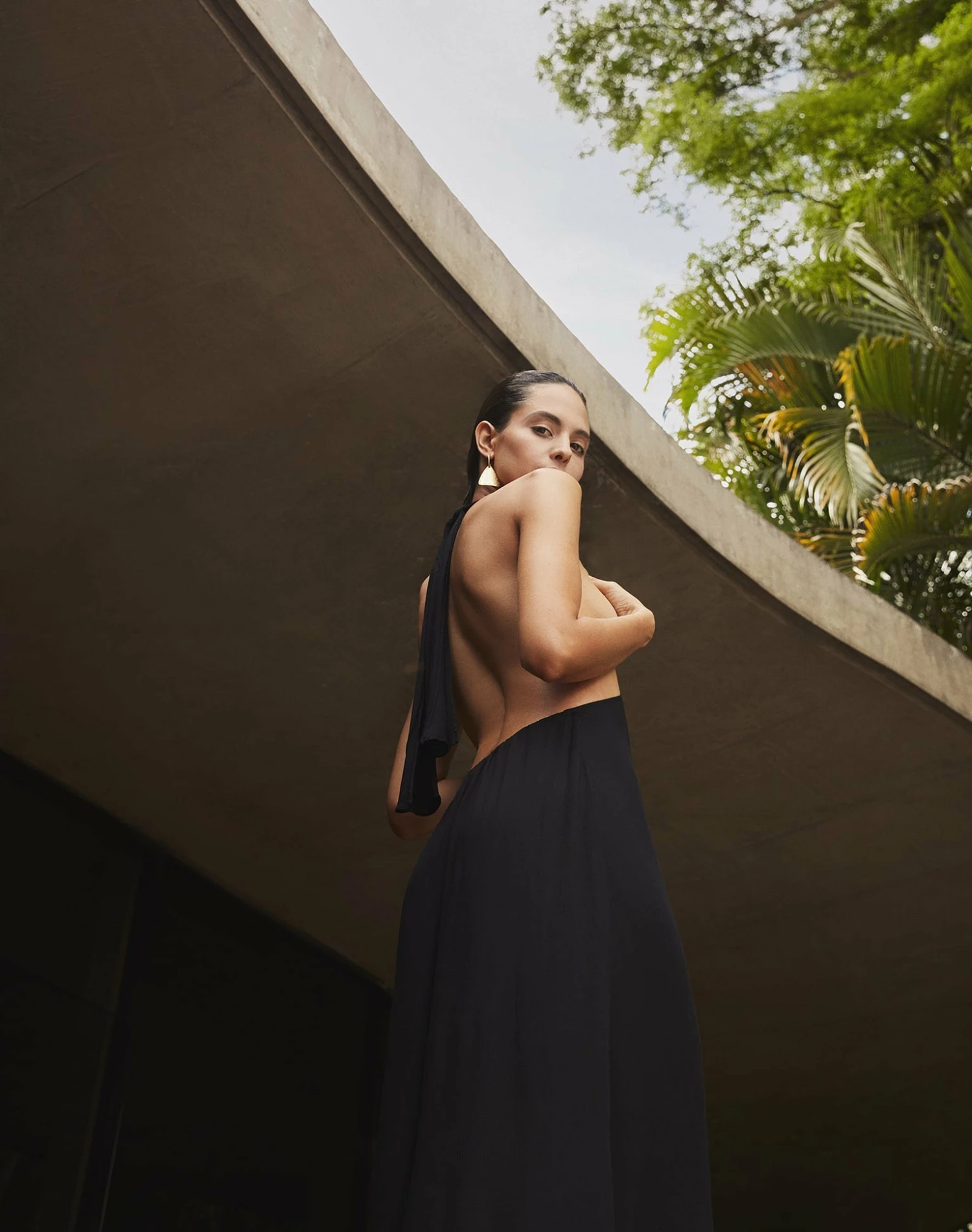 Sally Long Cover Up - Black 4 Sally Long Cover Up - Black - Image 2