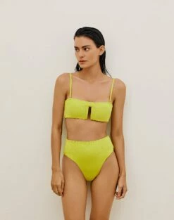 Scales Sandy Hot Pant Bottom - Wasabi -Swimwear Sales SANDYHOTPANTS FRONT