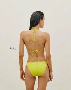 Scales Ripple Tie Side Bottom - Wasabi -Swimwear Sales SCALESRIPPLEBOTTOM BACK FULL